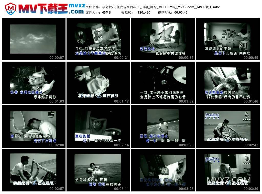 李恕权-记住我现在的样子_国语_流行_MED00716